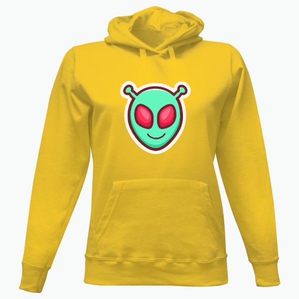Dámská mikina s kapucí s potiskem ALIEN STYLE