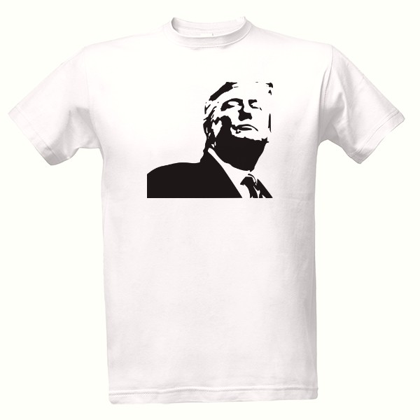 Tričko s potiskem DJT - B&W style