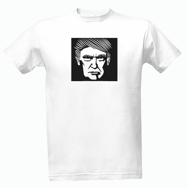 Tričko s potiskem DONALD TRUMP - B&W style