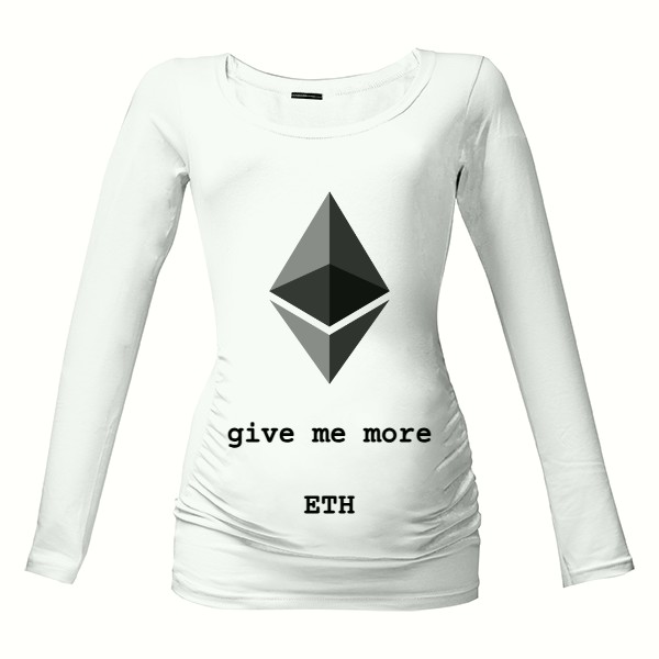 Tričko s potiskem GIVE ME MORE ETH
