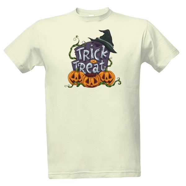 Tričko s potiskem HALLOWEEN - TRICK or TREAT