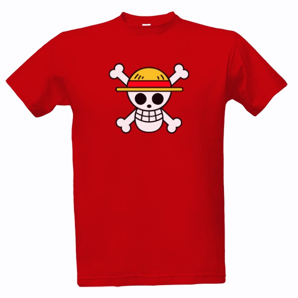 Tričko s potiskem MONKEY D. LUFFY skull - ONE PIECE edition