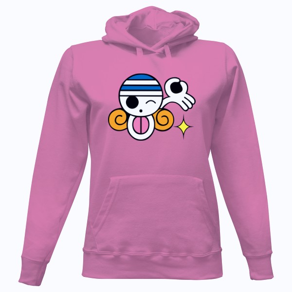 Dámská mikina s kapucí s potiskem NAMI skull - ONE PIECE edition