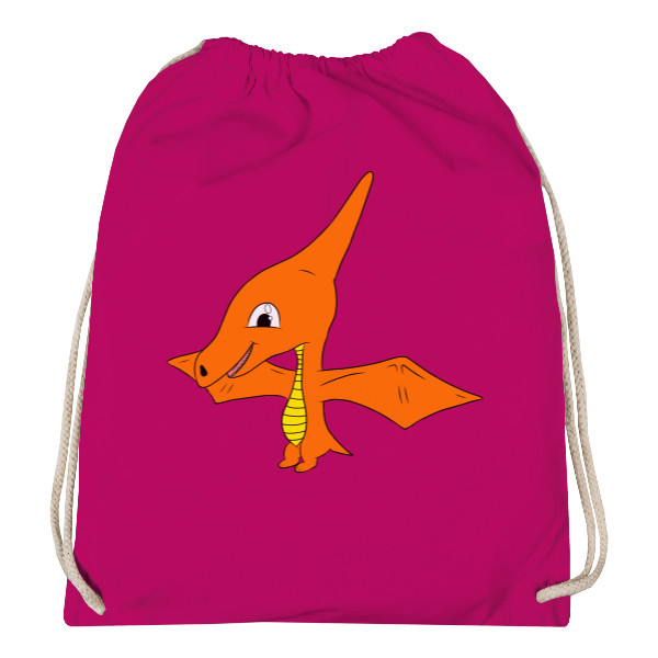Vak na záda s potiskem Pterodaktyl na batůžku